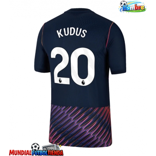 Camiseta Tottenham Hotspur Mohammed Kudus #20 Segunda Equipación Replica 2026-27 mangas cortas